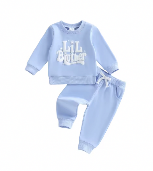Baby Blue Lil Brother Lounge Set